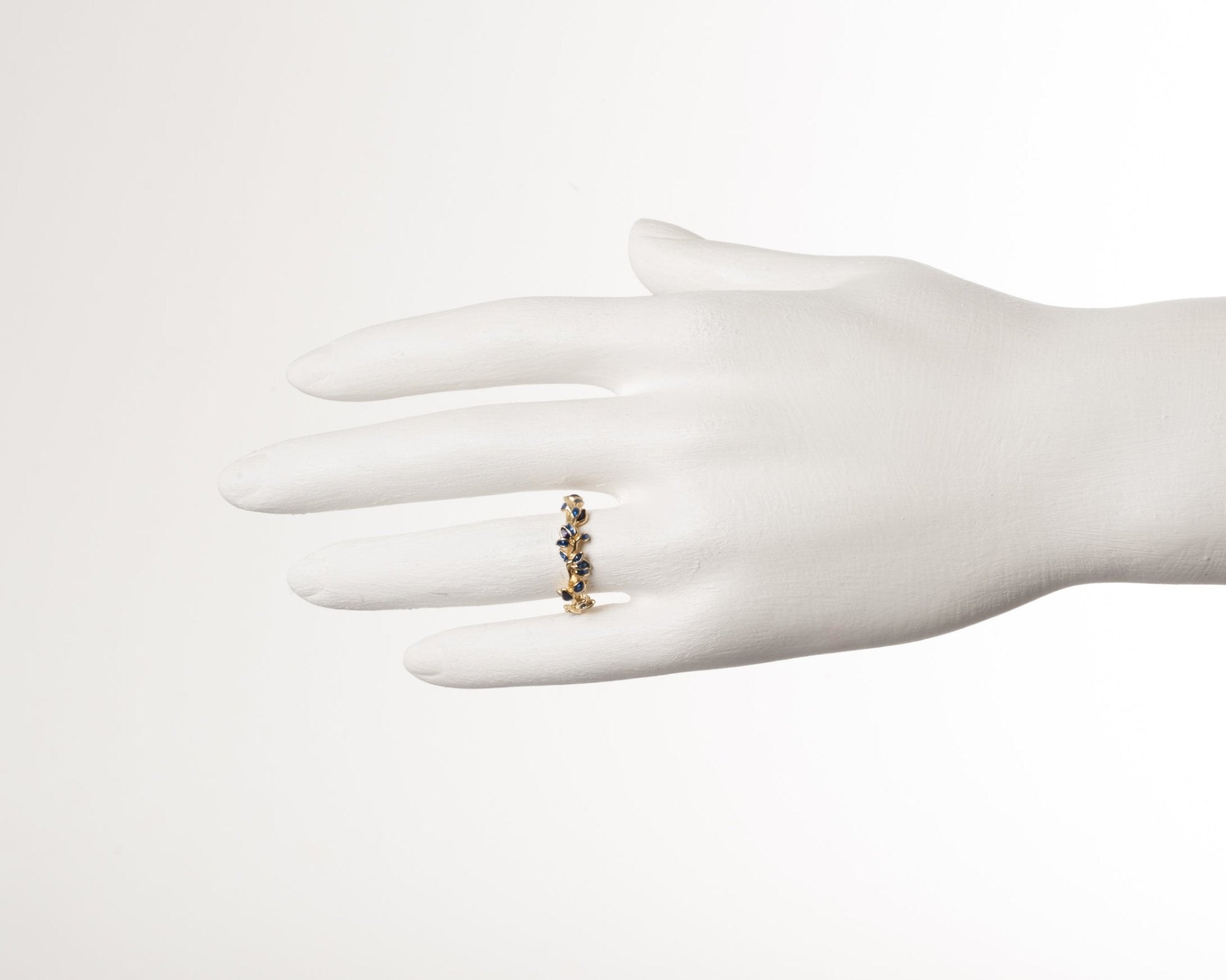 Set Of 3 Clarte Nocturne Eagle Owl With Heart, Leaves & Stars Rings | AECN605/11 - Les Nereides