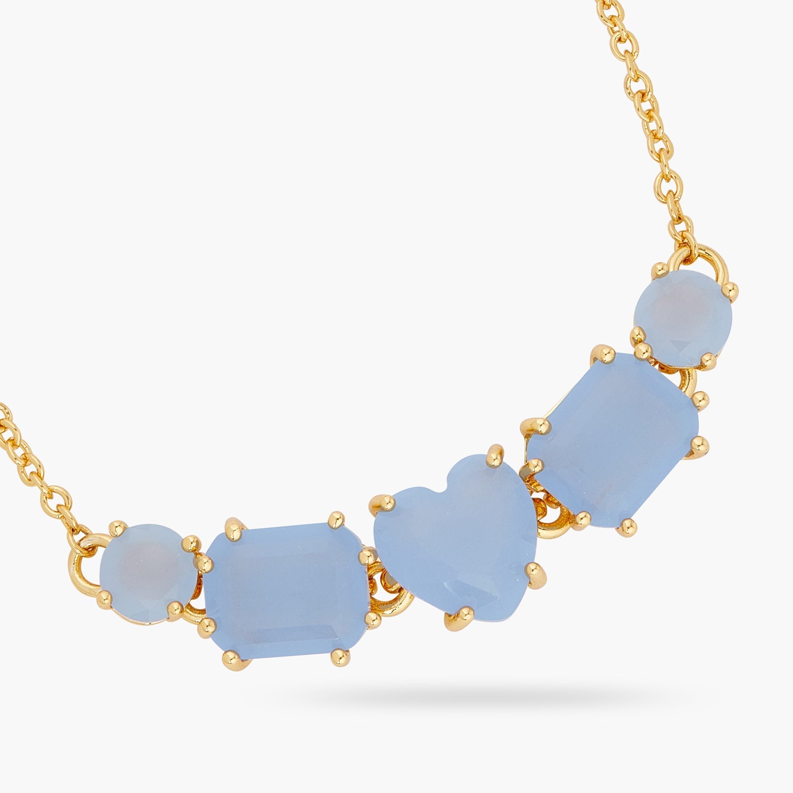 Sky Blue Diamantine 5 Stone Fine Bracelet | ARLD2141 - Les Nereides