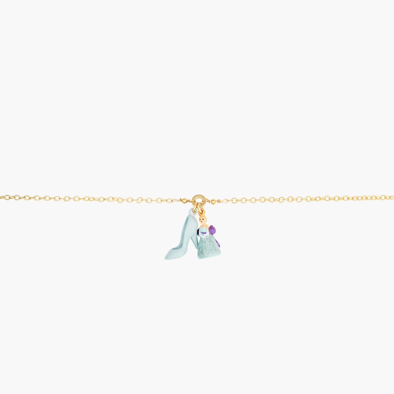 Slipper And Cinderella Thin Bracelet | AOCE2061 - Les Nereides