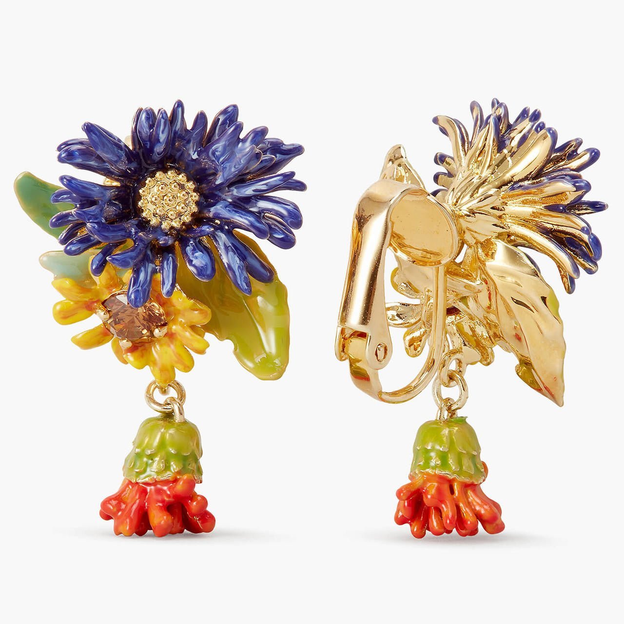 Small Wild Flowers Earrings | APPP1061 - Les Nereides