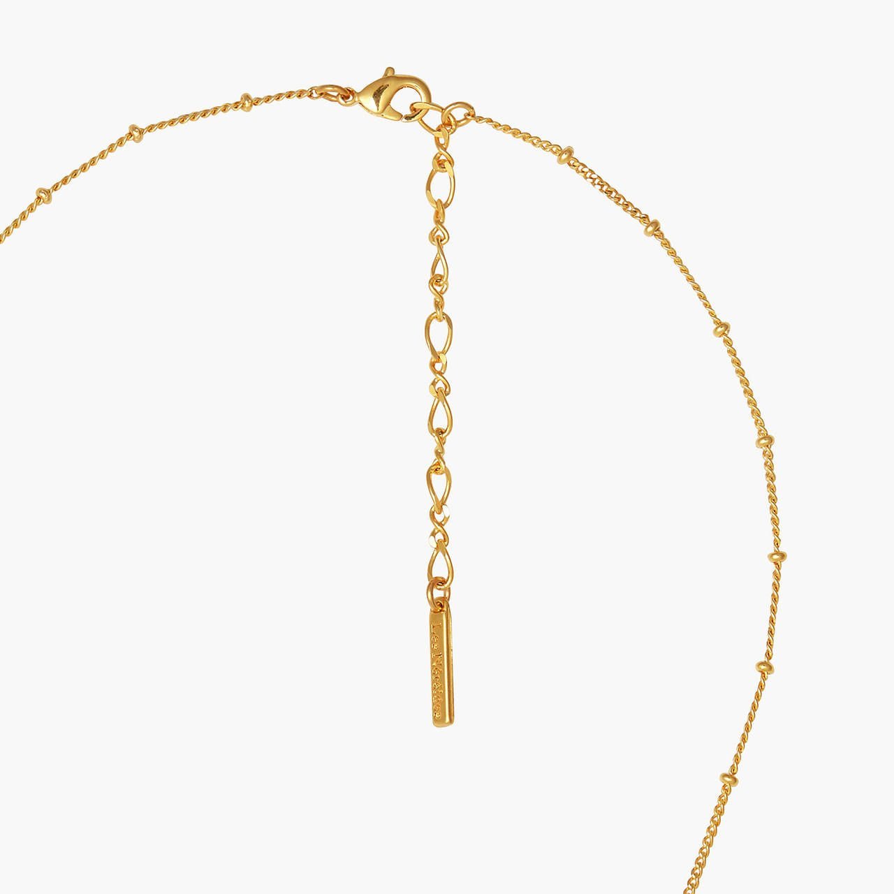 Small Wisteria And Faceted Crystal Pendant Necklace | ANOF3021 - Les Nereides