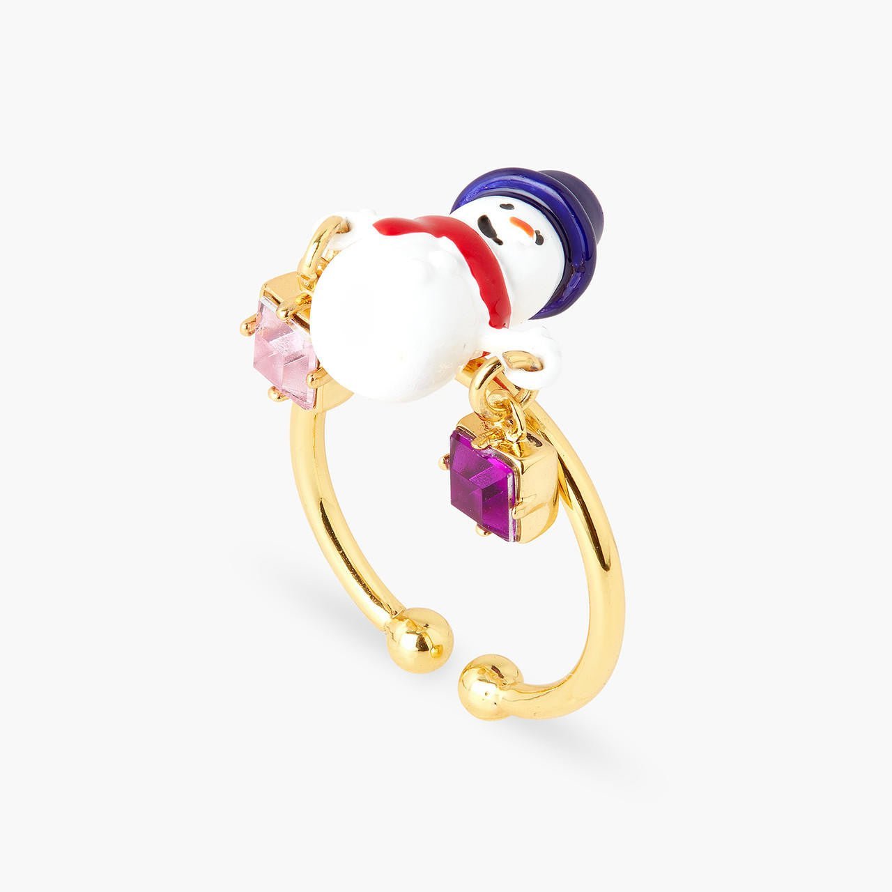 Snowman adjustable ring | AQSP6021 - Les Nereides