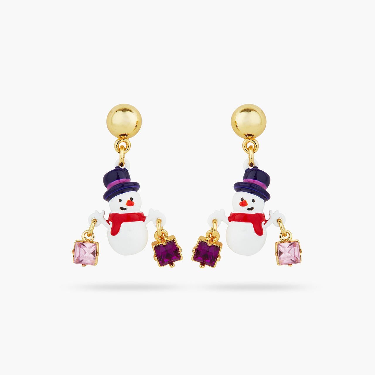 Snowman earrings | AQSP1121 - Les Nereides