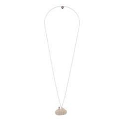 Soulier de Verre Silver+Pink Crystal Slipper In A Pumpkin Necklace | ADCD3151 - Les Nereides
