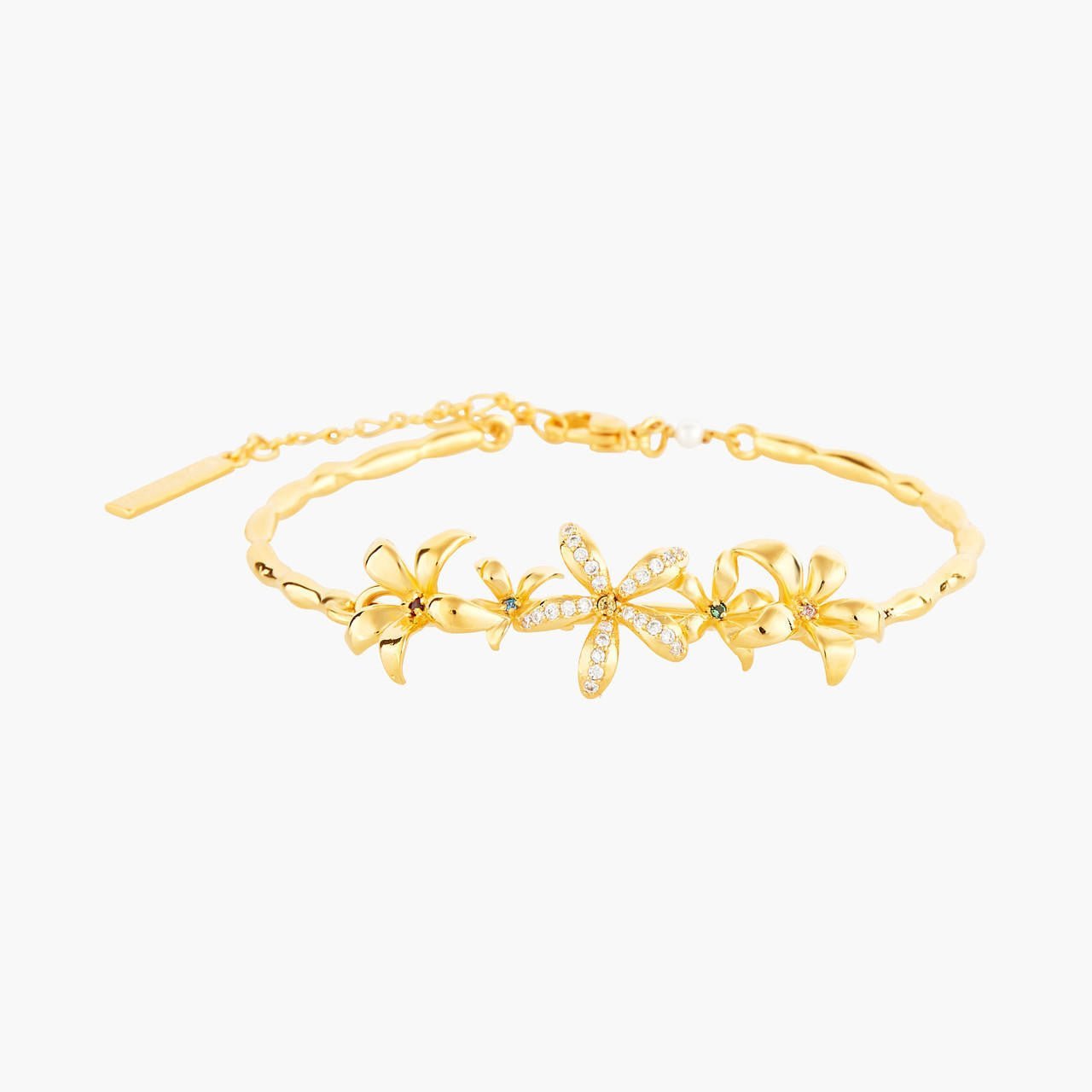 Star Jasmine Semi - Rigid Bracelet | ANJA2021 - Les Nereides