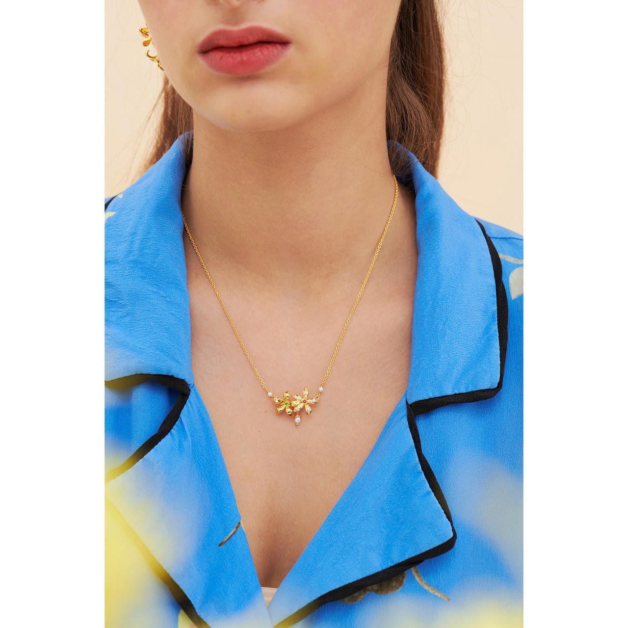 Star Jasmine Thin Necklace | ANJA3011 - Les Nereides