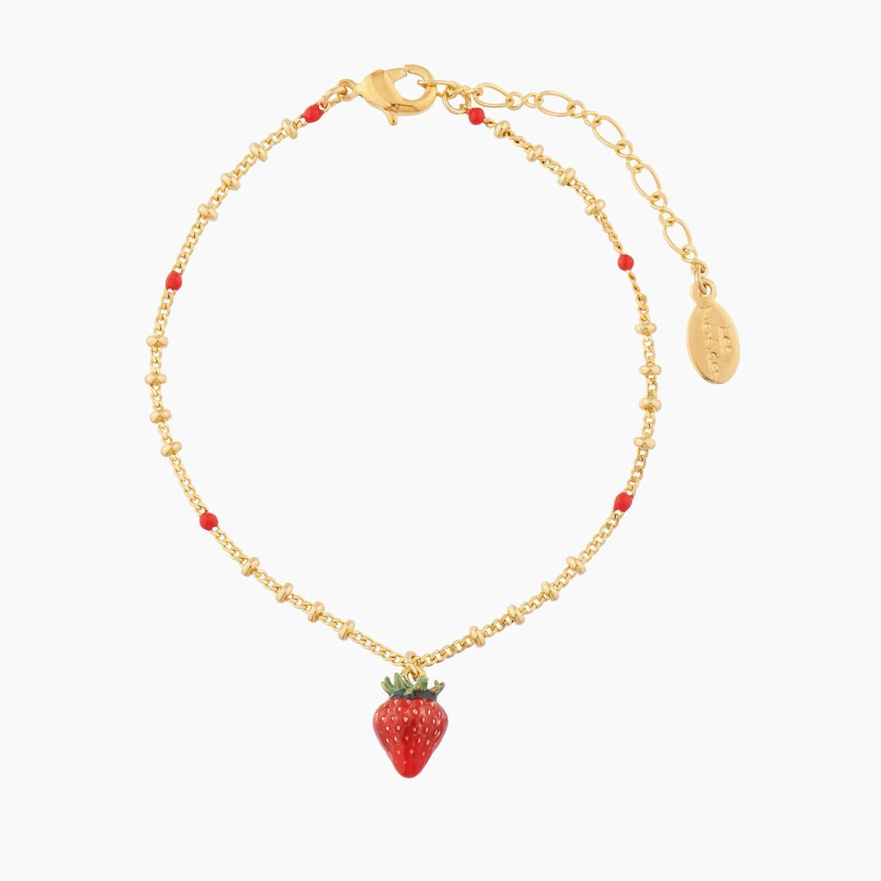 Strawberry Charms Bracelet | AMSO2051 - Les Nereides