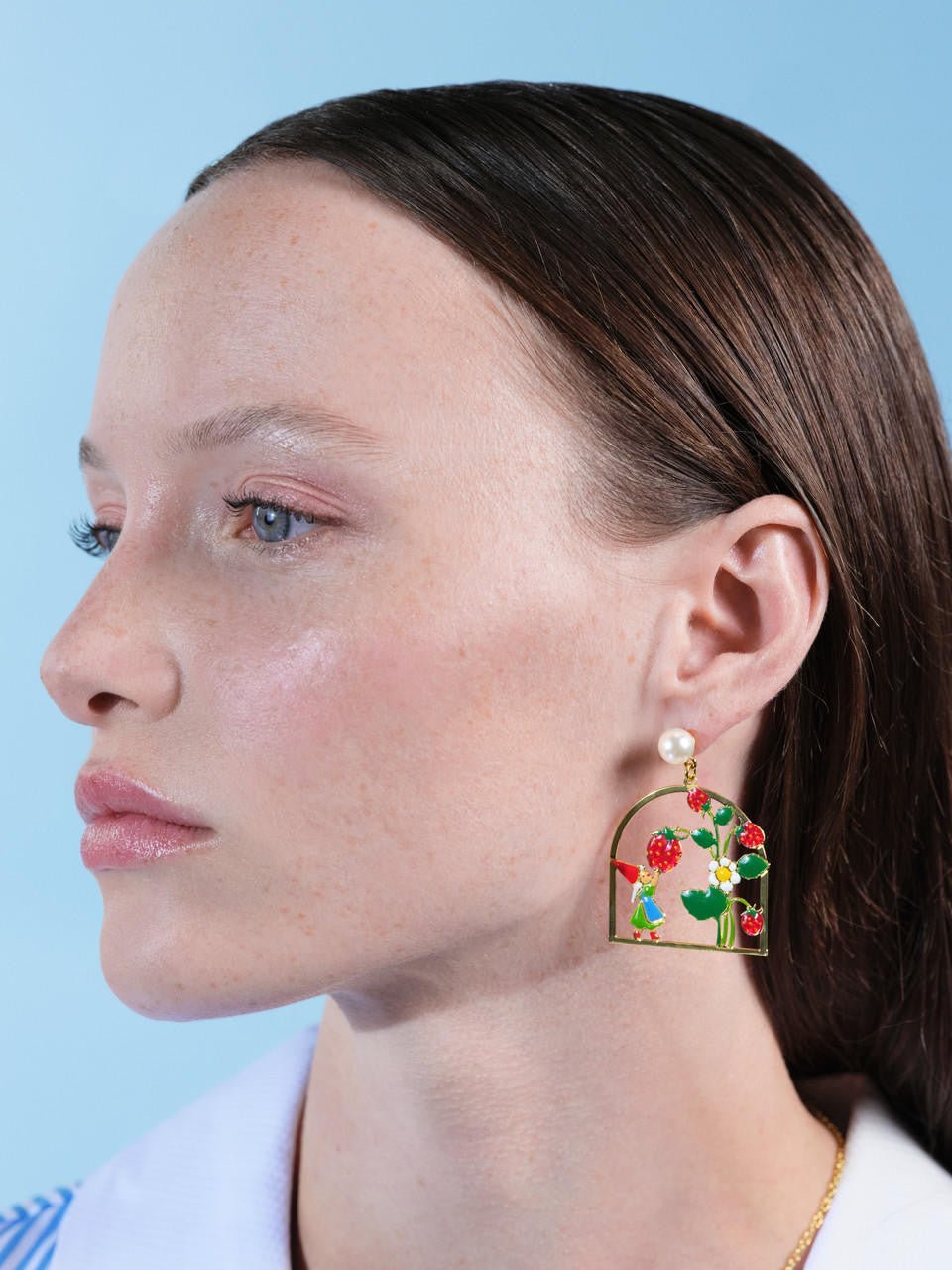 Strawberry Picking Earrings | ARCP1061 - Les Nereides