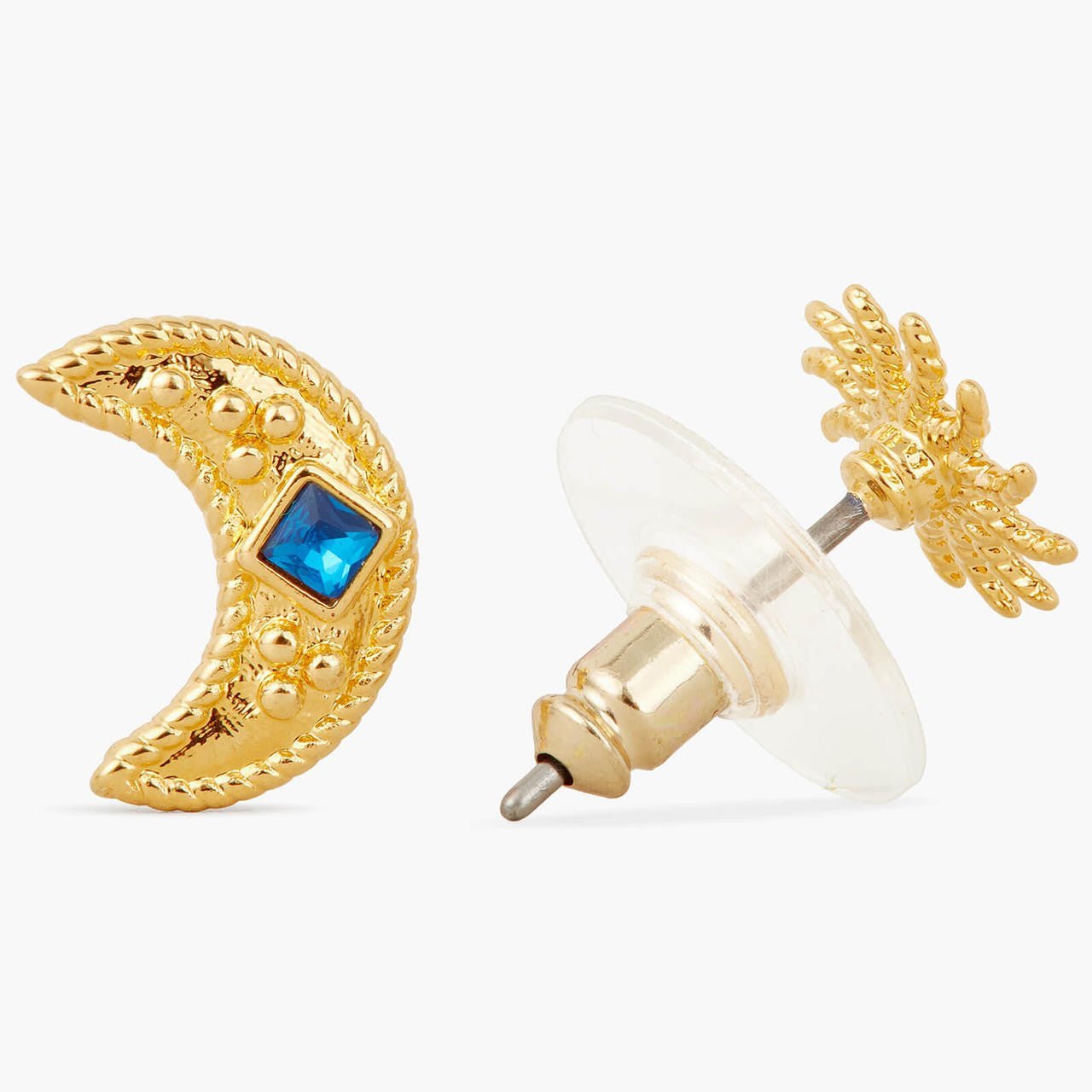 Sun And Moon Asymmetrical Earrings | APJS1081 - Les Nereides