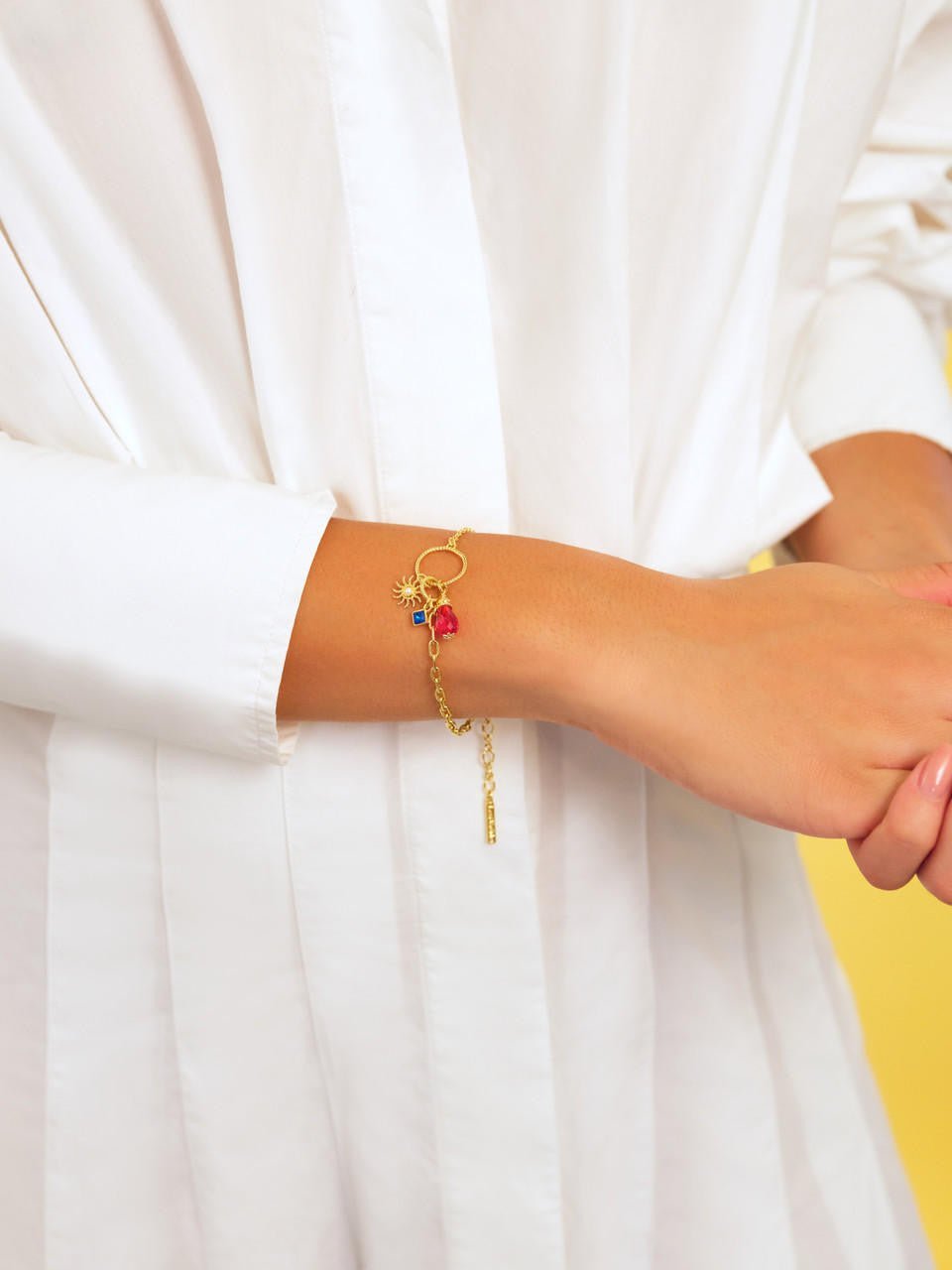 Sun And Stones Fine Bracelet | APJS2031 - Les Nereides