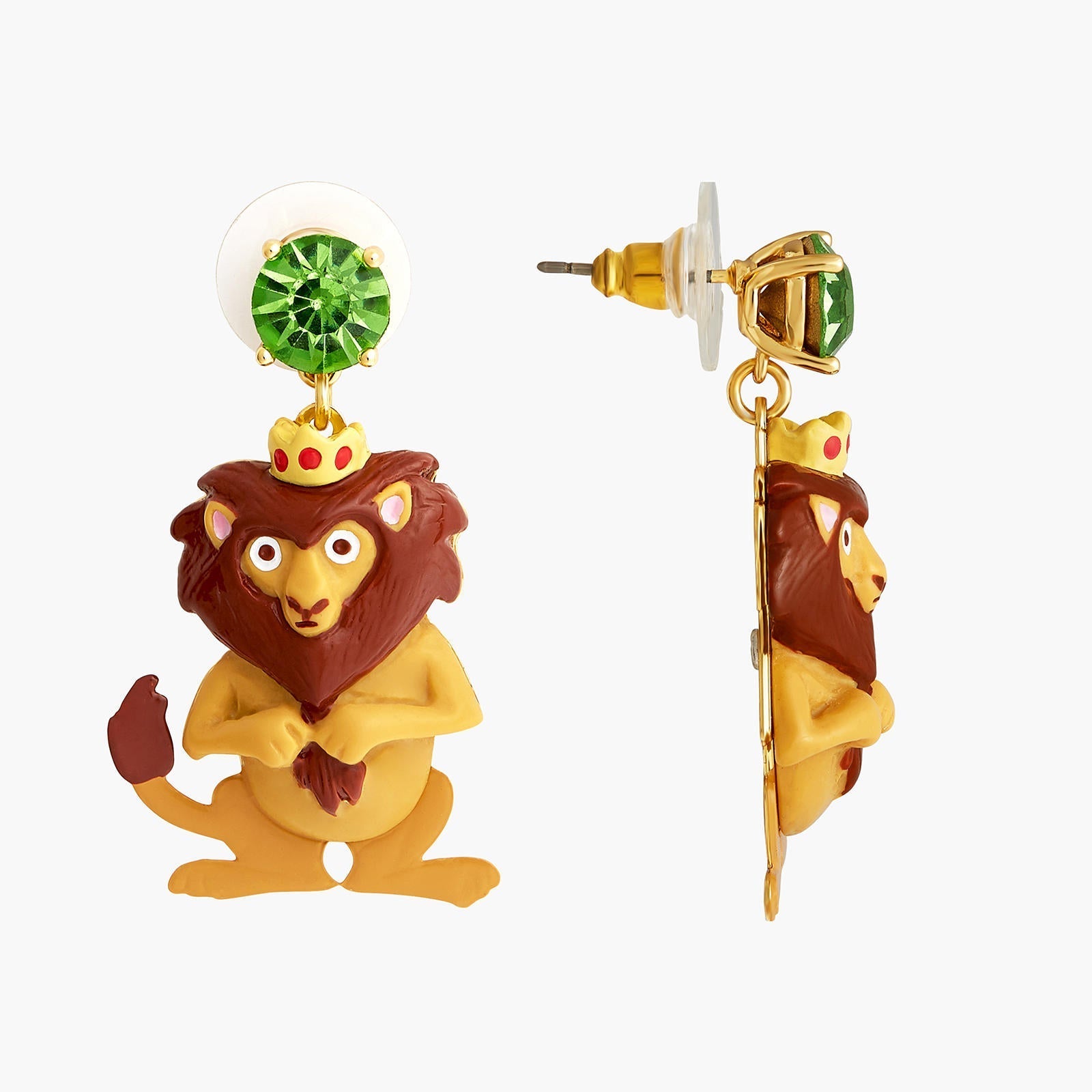 Theé Toto & Dorothy Cowardly Lion Earrings | ANOZ102C/1 - Les Nereides