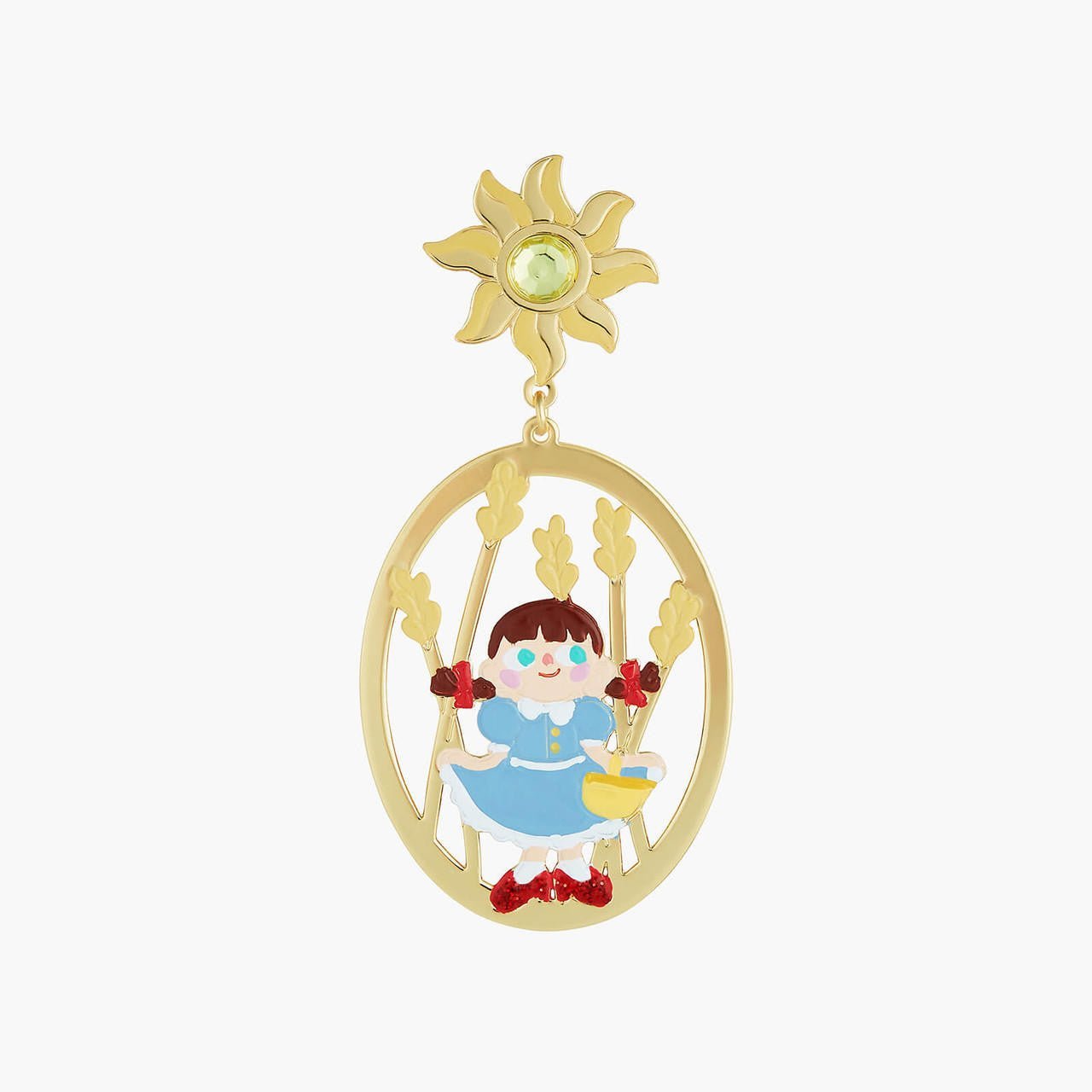 Theé Toto & Dorothy Dorothy And Theé Scarecrow Asymmetrical Earrings | ANOZ106C/1 - Les Nereides
