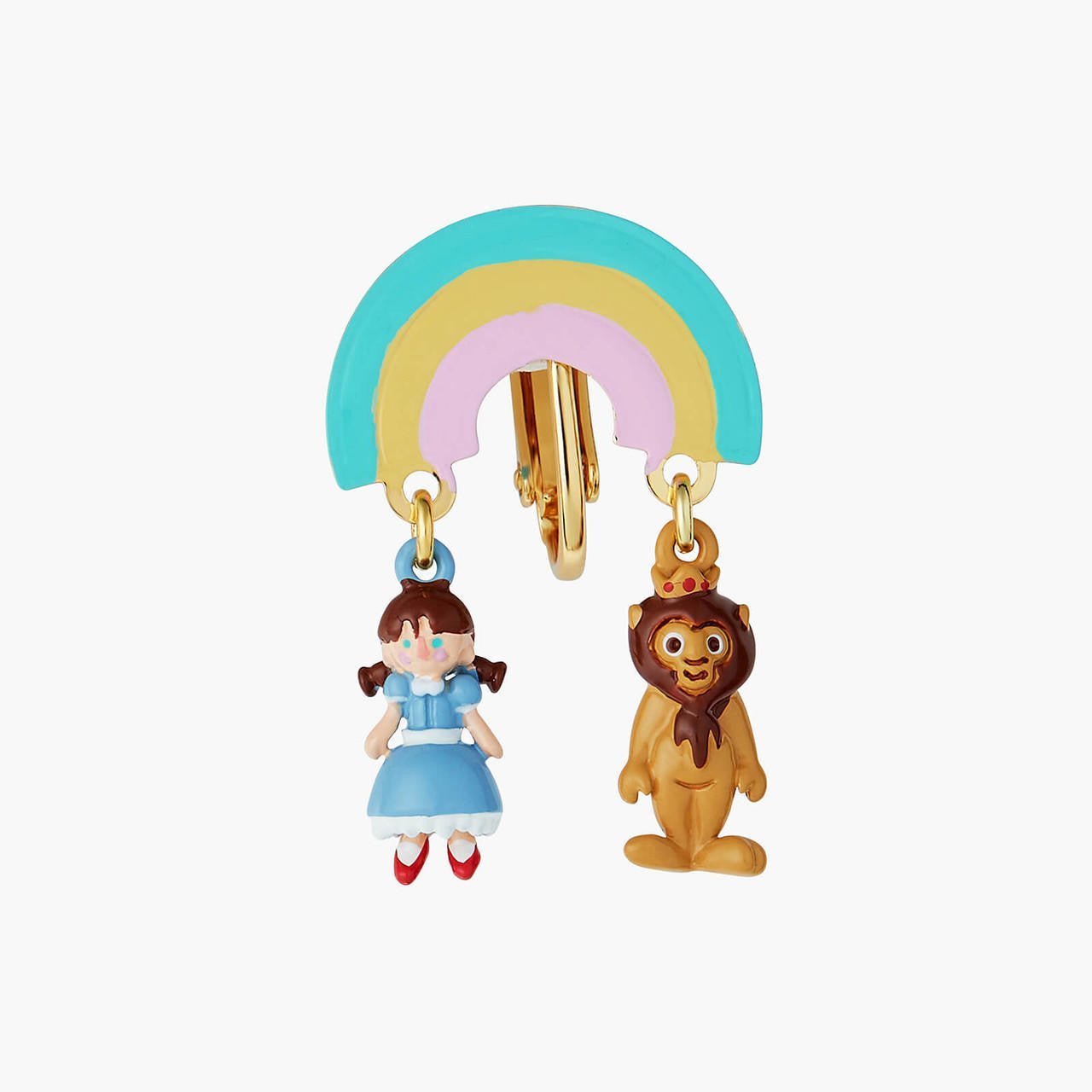 Theé Toto & Dorothy Dorothy, Theé Cowardly Lion, Theé Tin Man And Theé Scarecrow Asymmetrical Earrings | ANOZ110C/1 - Les Nereides
