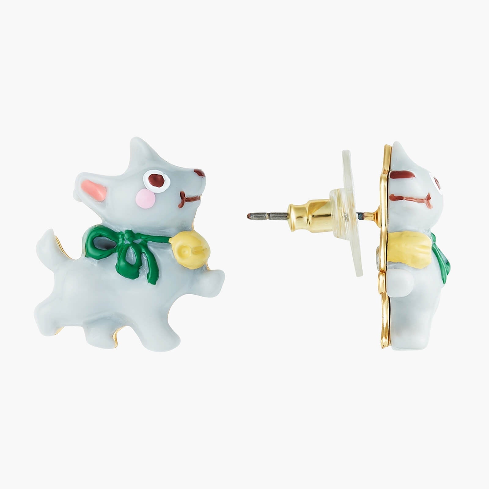 Theé Toto & Dorothy Toto Theé Dog Earrings | ANOZ105C/1 - Les Nereides