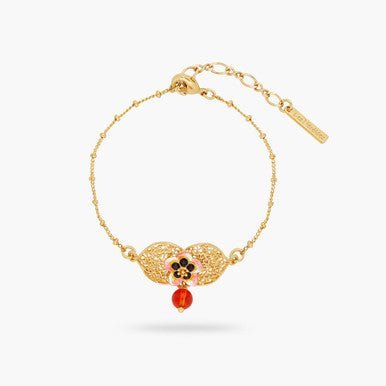 Tiaré Flower And Physalis Thin Bracelet | ARPA2031 - Les Nereides