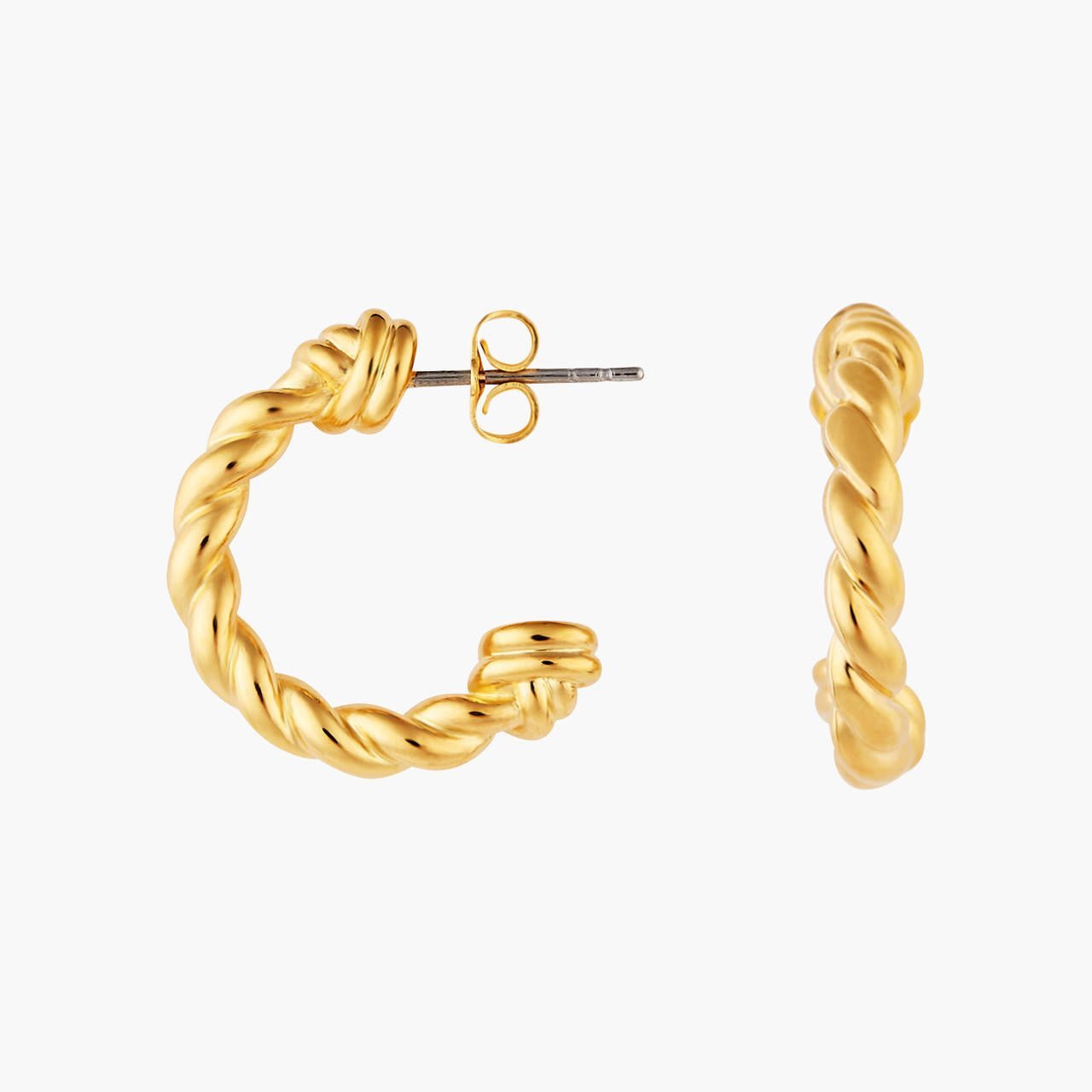 Twisted Hoop Earring | AOMI1011 - Les Nereides