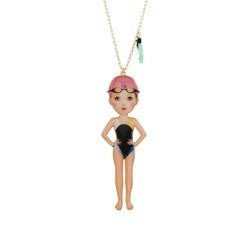 Urban Sports Swimming Girl Necklace | ACUS3041 - Les Nereides
