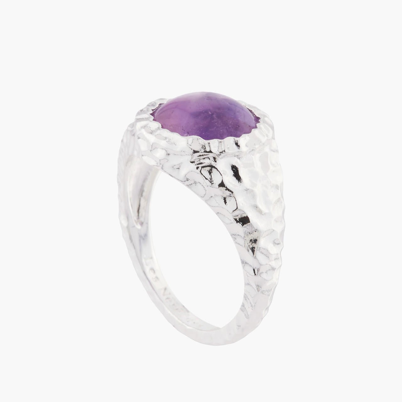 Violet Amethyst Solitaire Rings | Akbc604/21 - Les Nereides