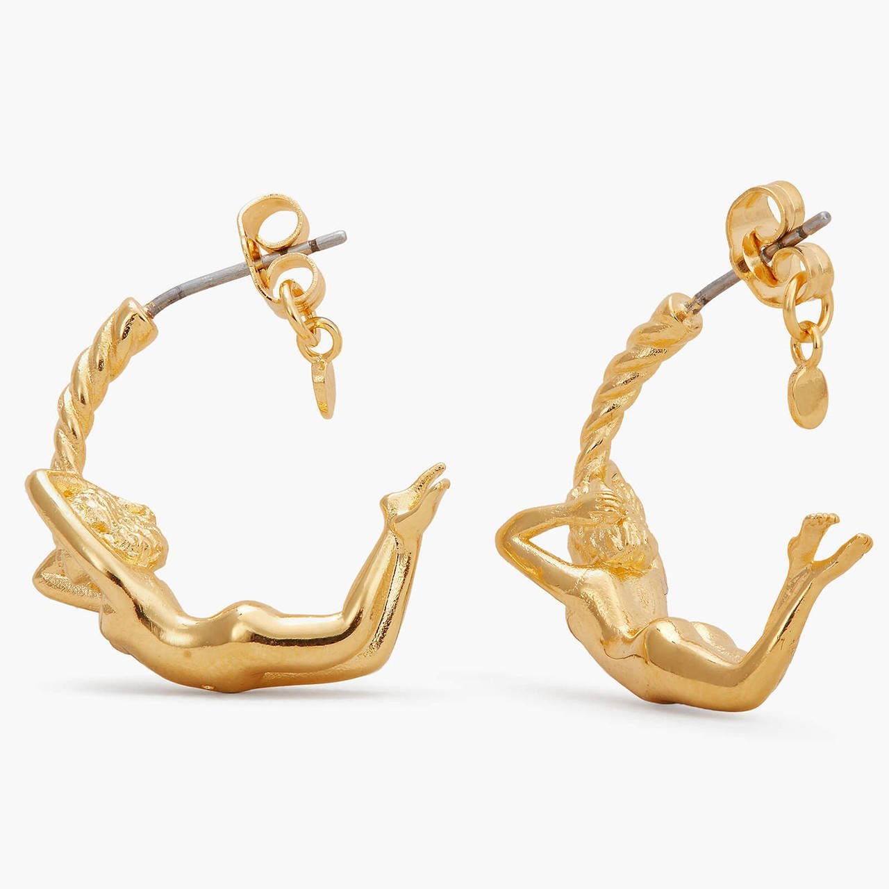 Virgo Astrological Sign Hoop Earrings | APPV1061 - Les Nereides