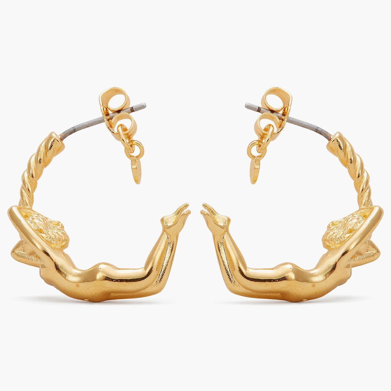 Virgo Astrological Sign Hoop Earrings | APPV1061 - Les Nereides