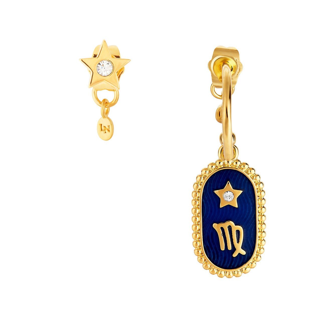 Virgo Zodiac Sign Earrings | ANCS1061 - Les Nereides