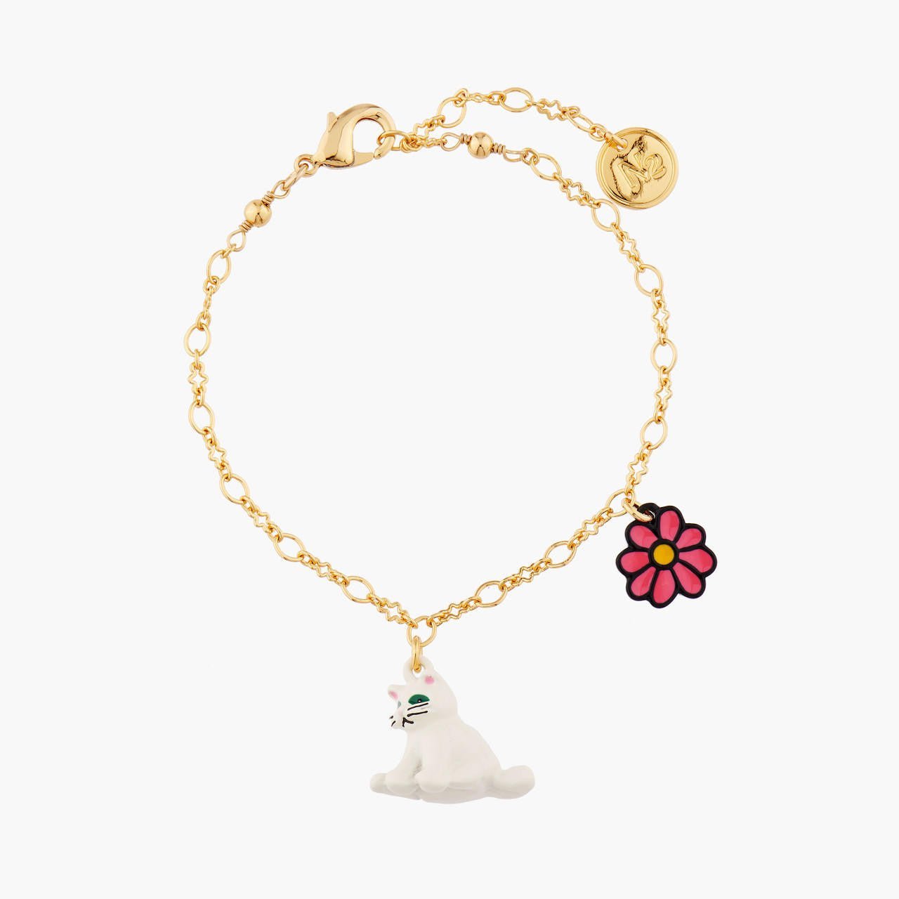White Cat And Daisy Bracelet | AMNA2011 - Les Nereides