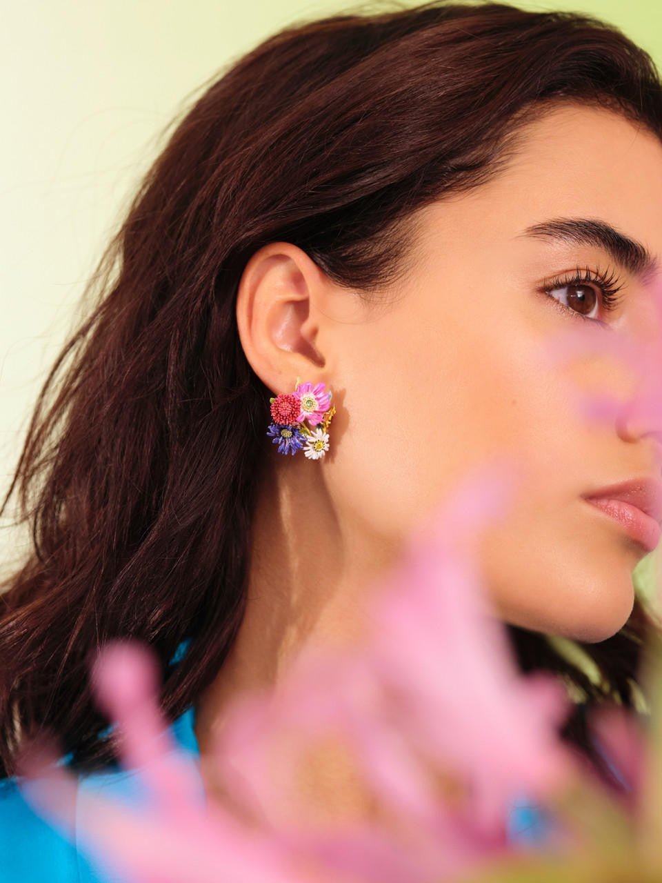 Wild Flower Bouquet Earrings | APPO1021 - Les Nereides