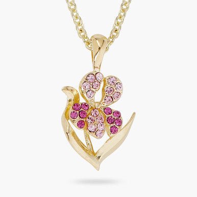 Wine And Roses Iris Pendant Necklace | ARIS3111 - Les Nereides