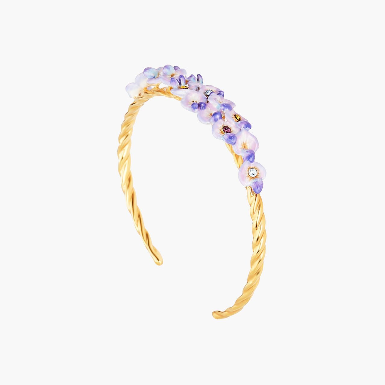Wisteria Flowers Bangle S Bracelet | ANOF202/11 - Les Nereides