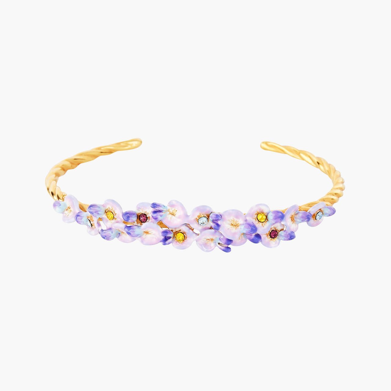 Wisteria Flowers Bangle S Bracelet | ANOF202/11 - Les Nereides
