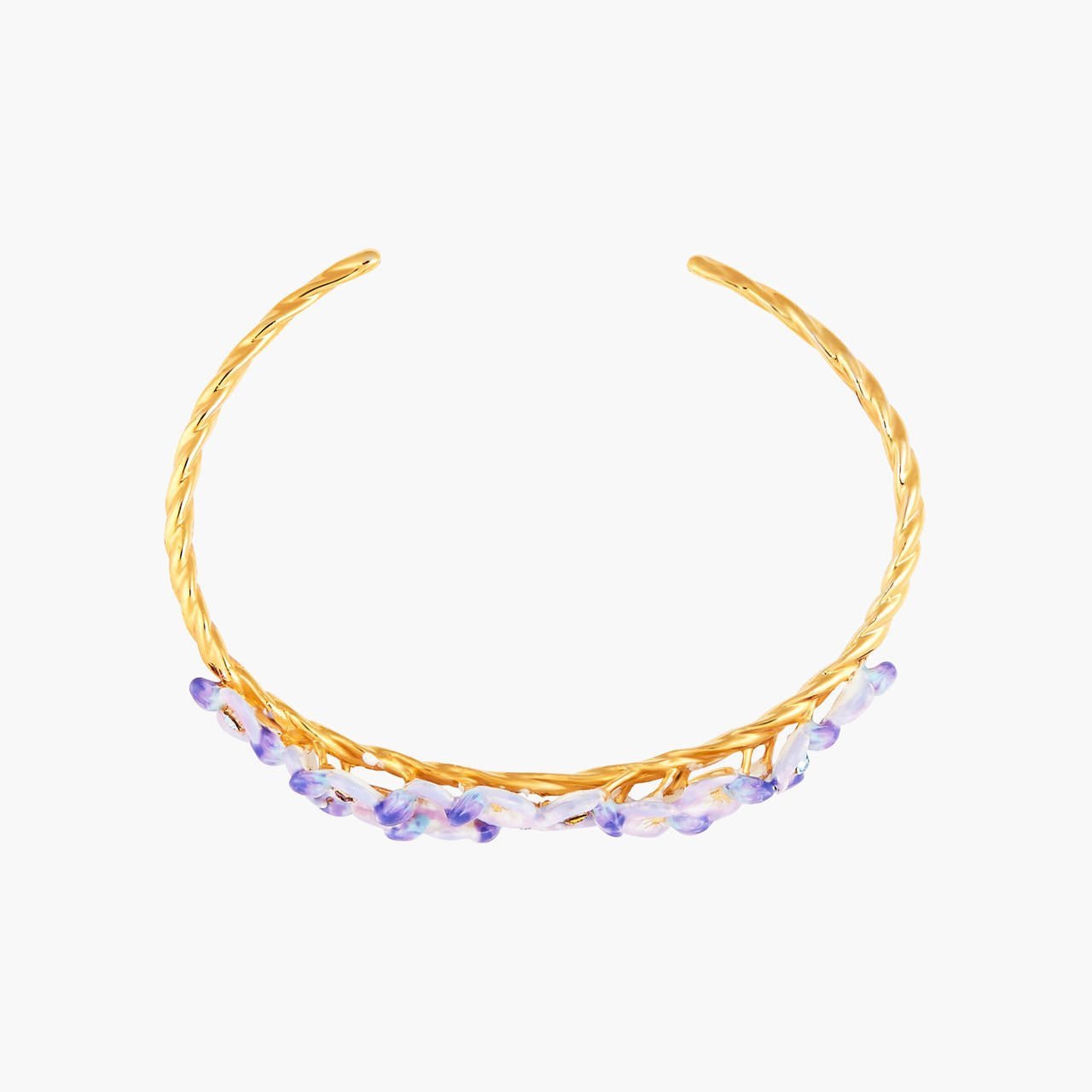 Wisteria Flowers Bangle S Bracelet | ANOF202/11 - Les Nereides