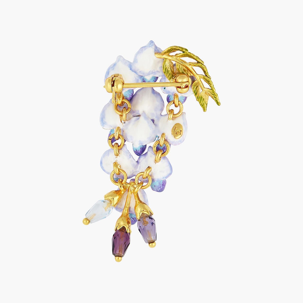 Wisteria Flowers Brooch Accessories | ANOF5011 - Les Nereides
