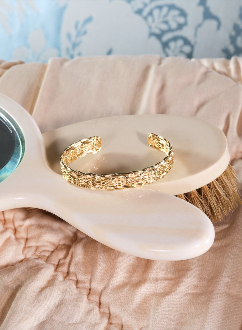 Woven wicker bangle bracelet | ASVA2011 - Les Nereides