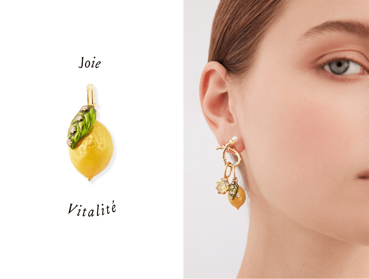 Lemon Earrings and Lemon Jewellery: A Symbol of Joy and Vitality - Les Nereides Paris