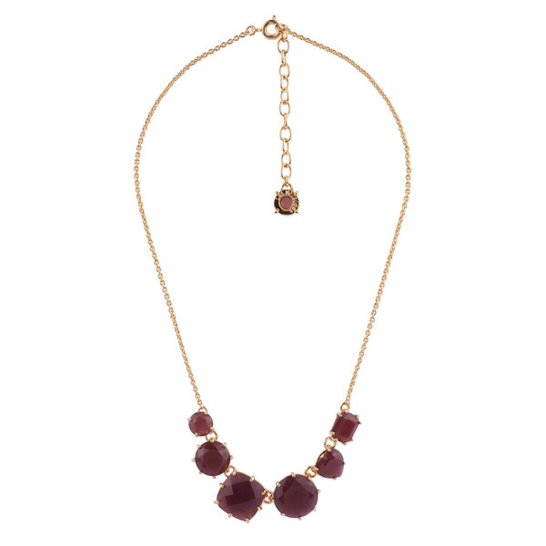 La Diamantine 6 Stones Aurore Purple Necklace | ACLD3311
