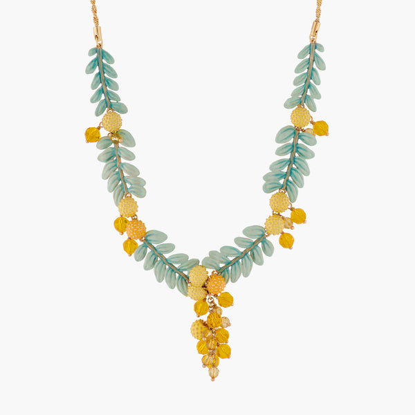 Mimosa Flowers Collar Necklace | ALPE3041