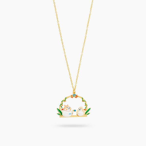 Hamster With A Sweet Tooth Pendant Necklace | ATTO3051