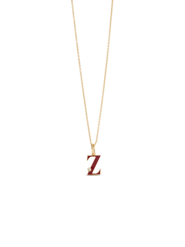 Letter Z Pendant Necklace | AUAB3261