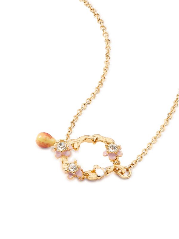 Apple Blossom, Pear And Bee Fine Bracelet | AUDC2021