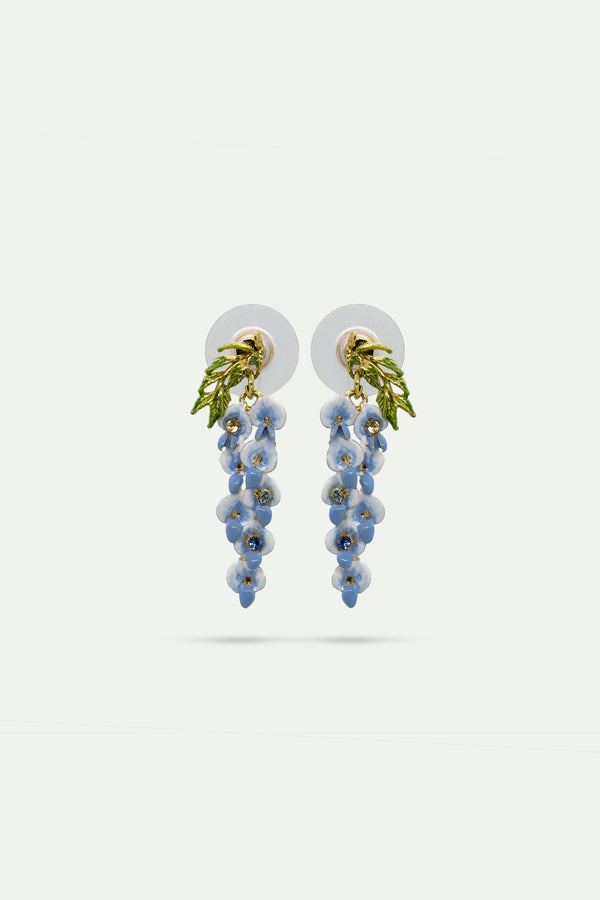 Wisteria And Crystal Earrings | AUOF1041