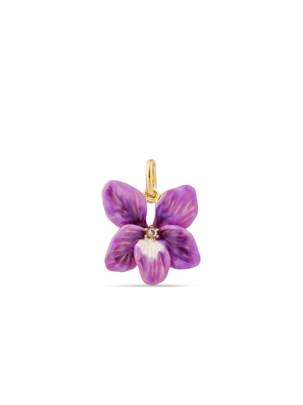 Violet Flower Pendant | AUPE4231