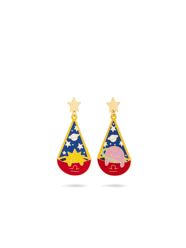 Libra Astrological Sign Earrings | AUSA1071