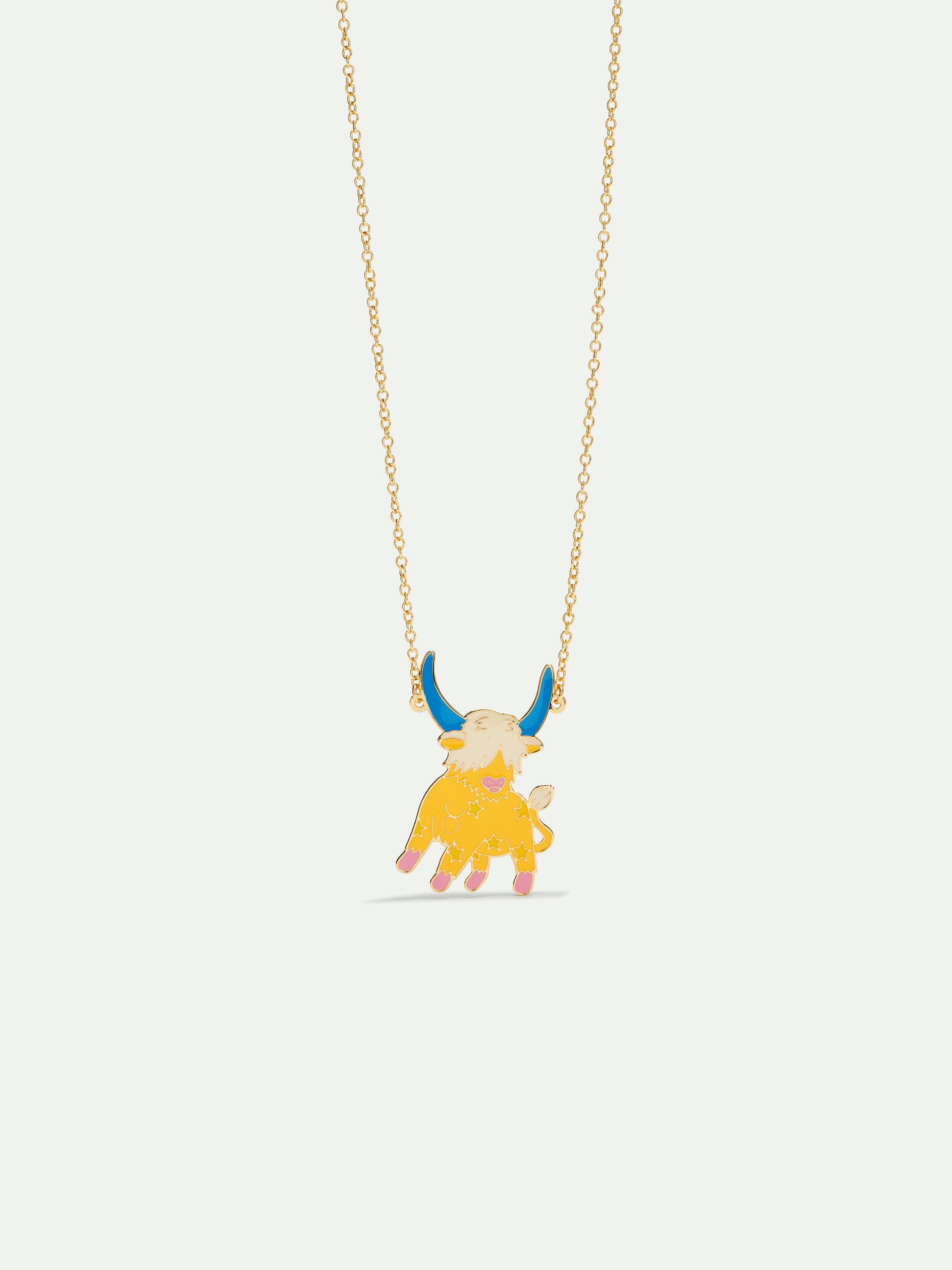 Taurus Astrological Sign Pendant Necklace | AUSA3021