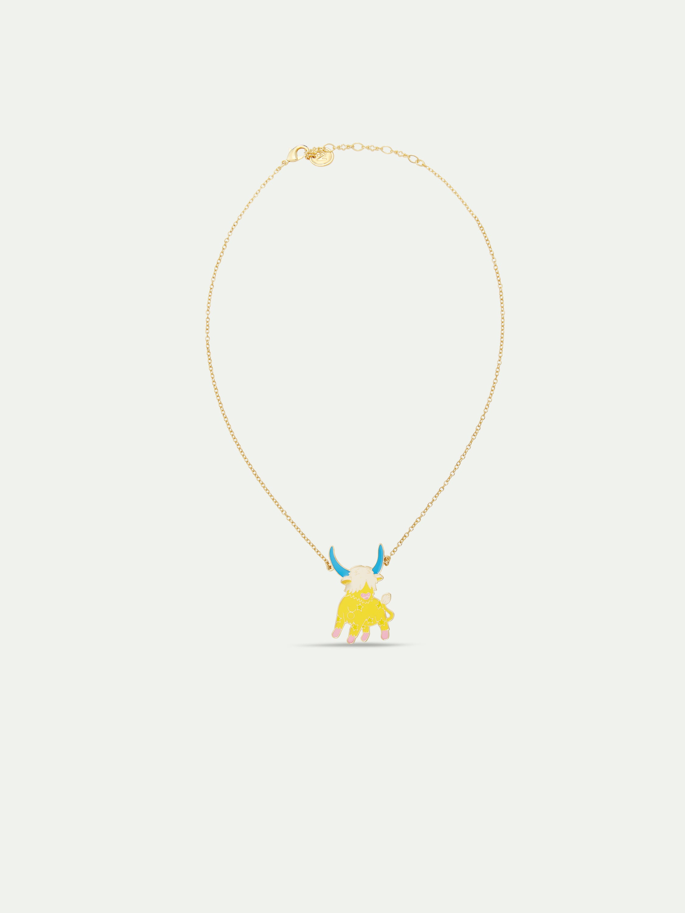 Taurus Astrological Sign Pendant Necklace | AUSA3021
