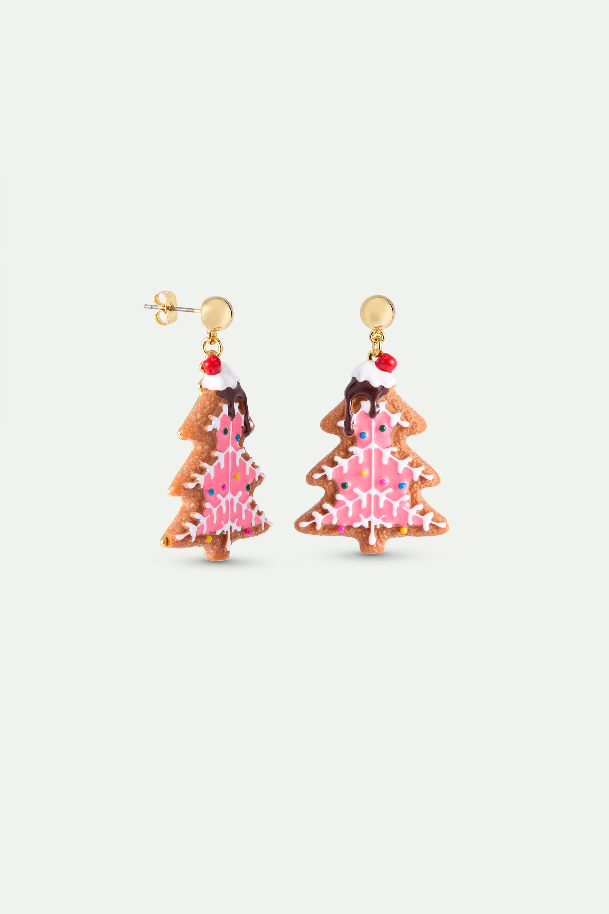 Gingerbread Christmas Tree Earrings | AWHG1161