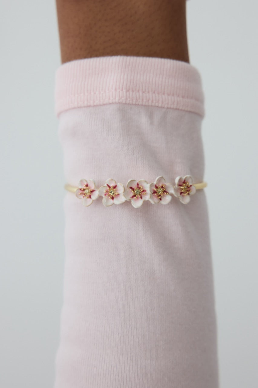 Mini Cherry Blossom Cuff Bracelet | AYHM2011