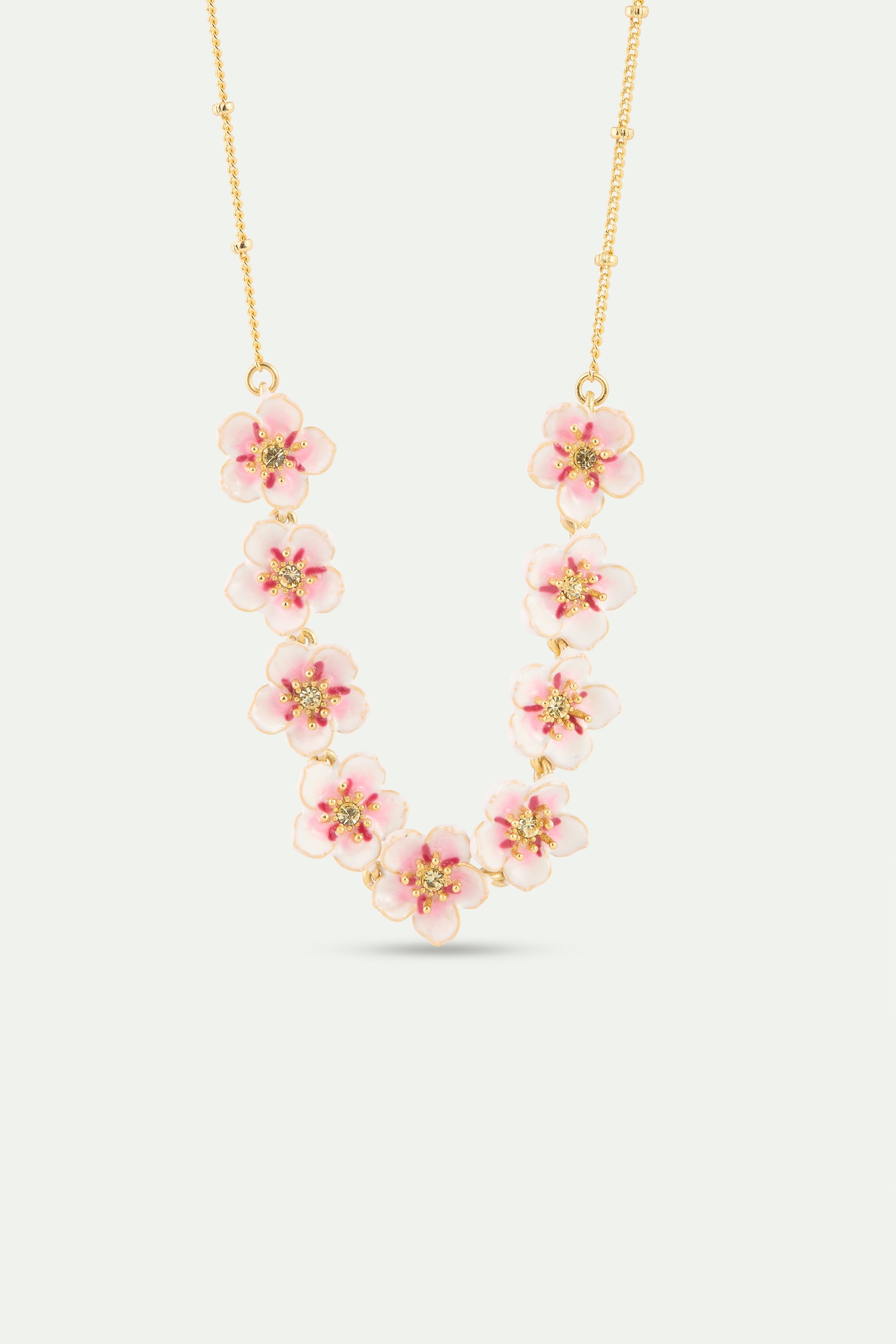 Mini Cherry Blossom Statement Necklace | AYHM3011