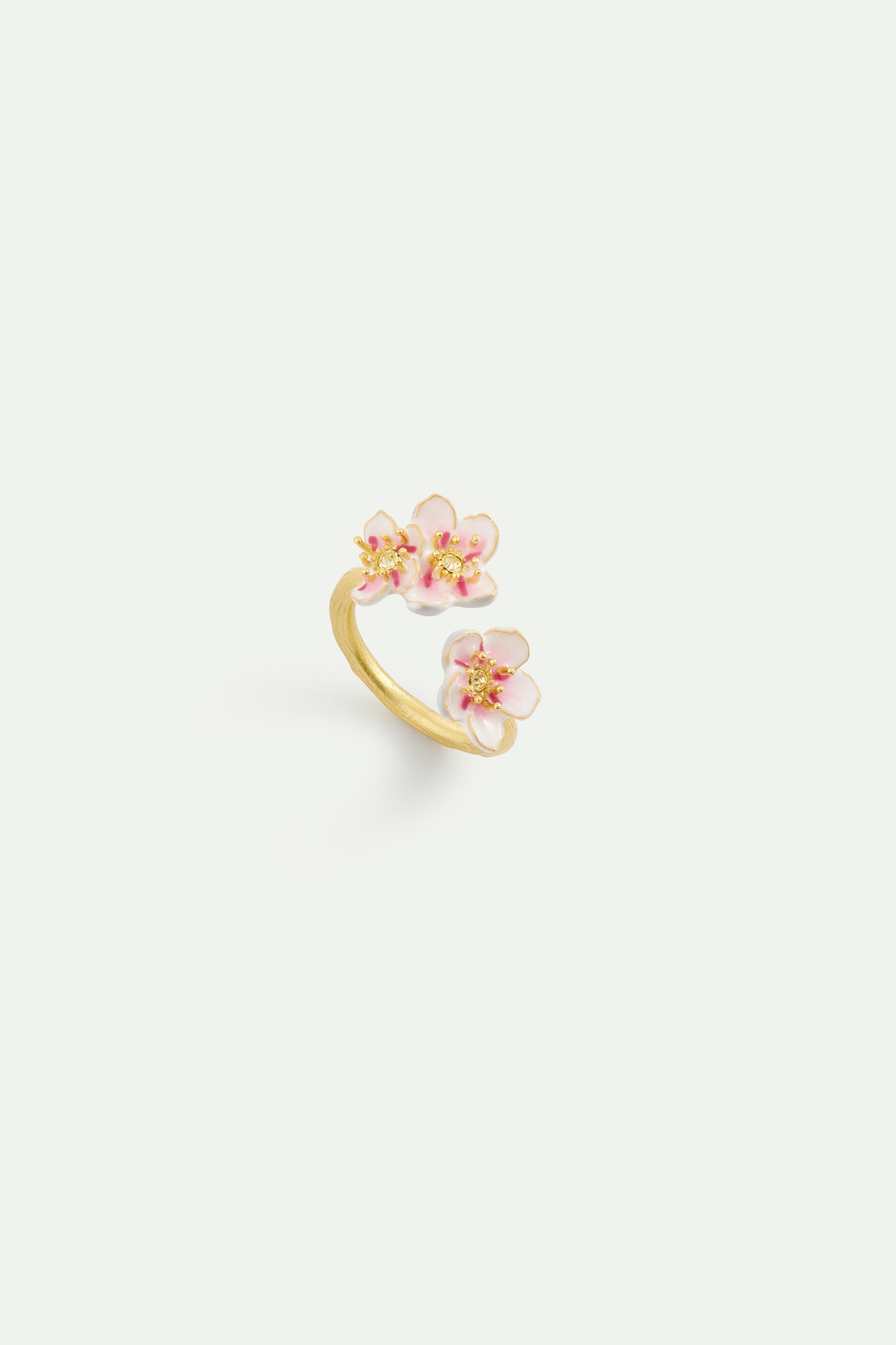 Mini Cherry Blossom Adjustable Ring | AYHM6011