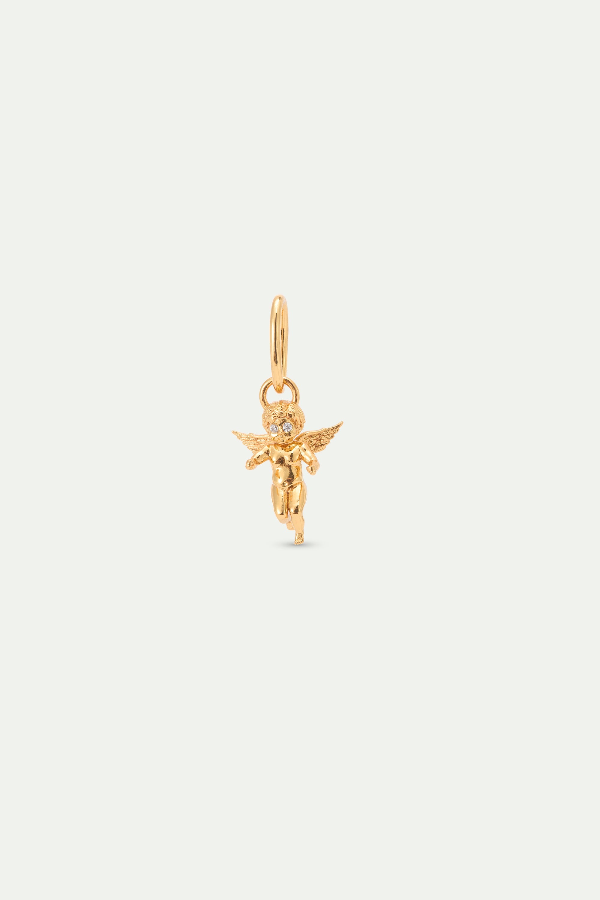 Gold Guardian Angel Pendant: Presence and Support | AYPE4071