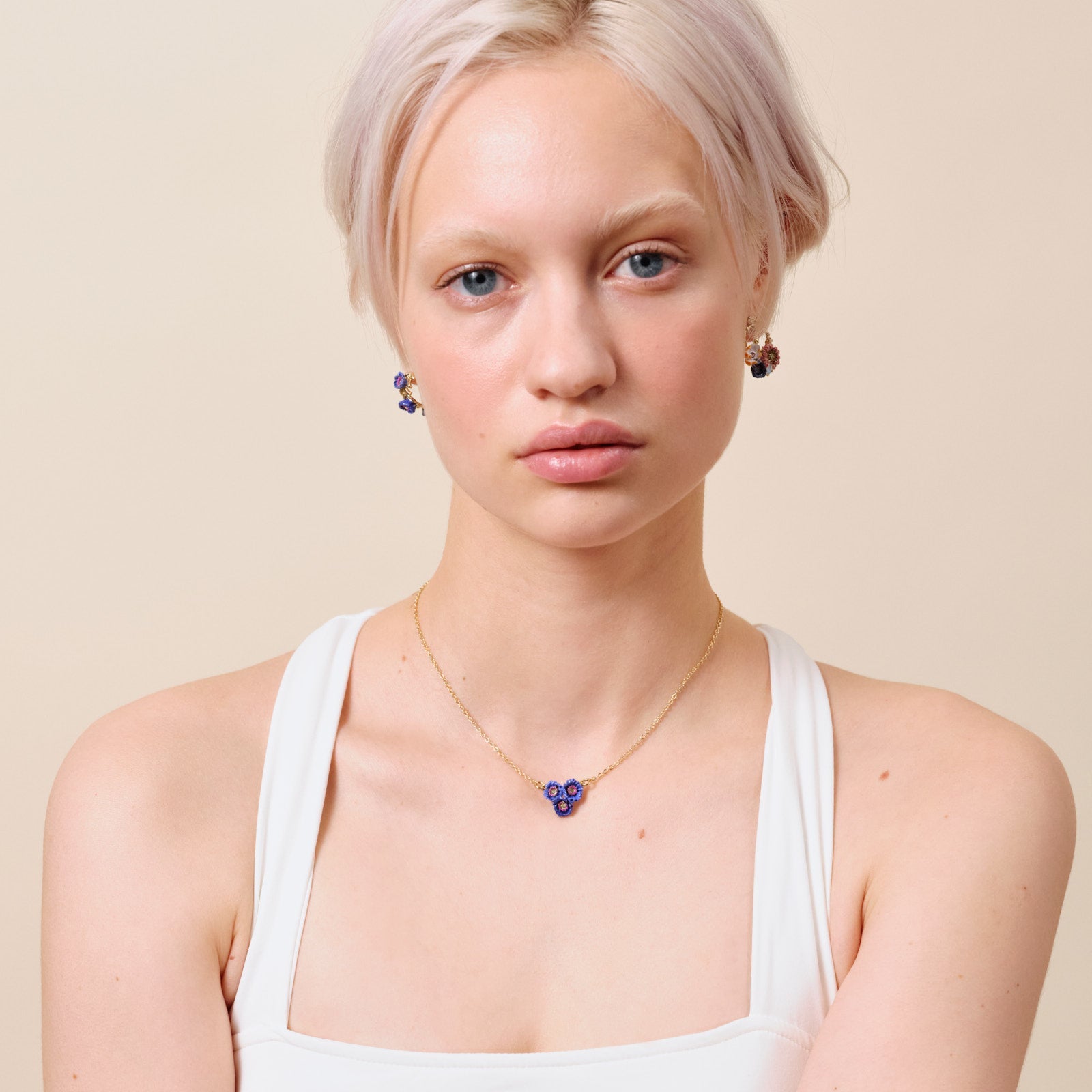 Anemone Flower Pendant Necklace | ATFI3031 - Les Nereides